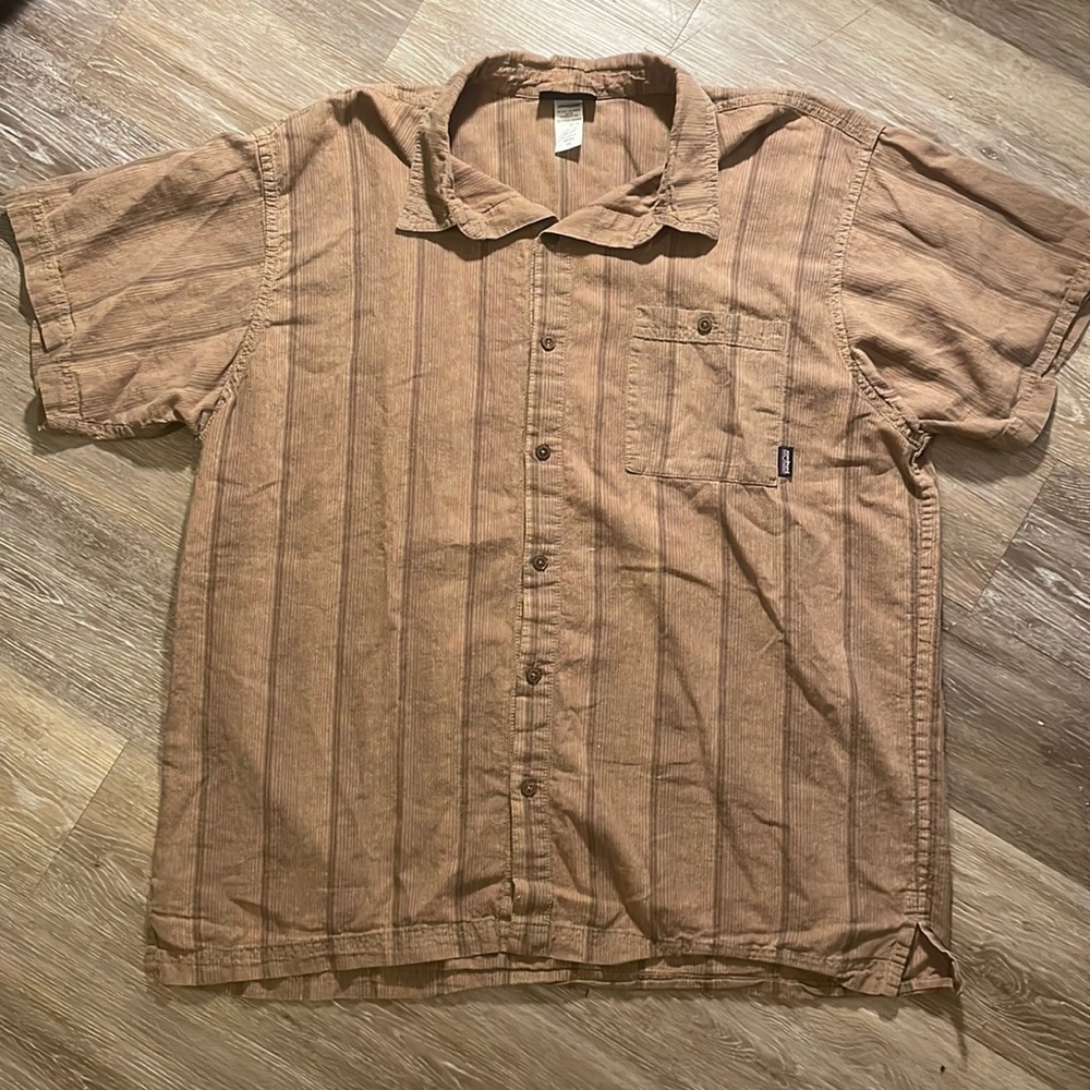 Earth tone Patagonia button up